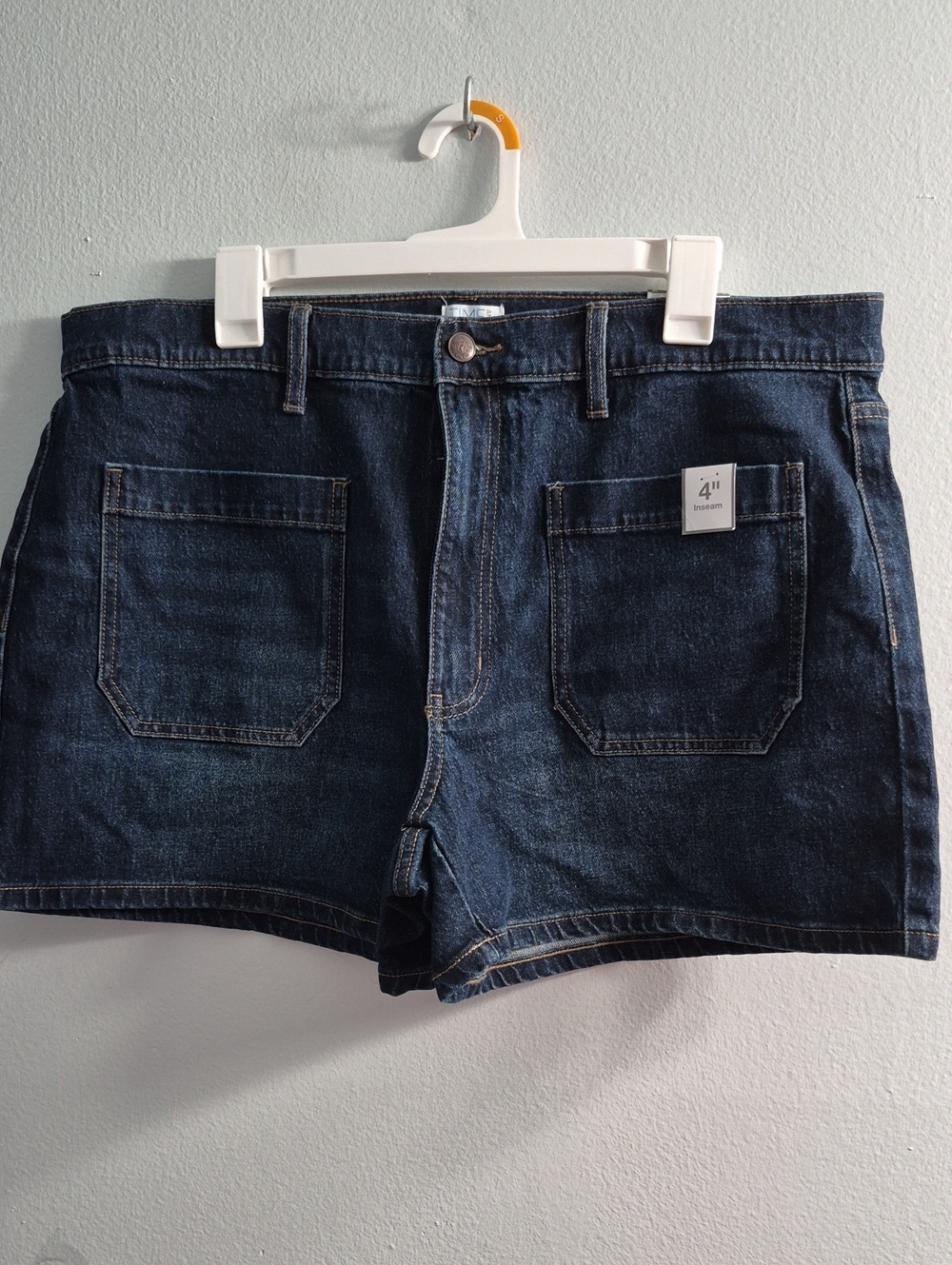 Time and Tru Dark Blue Denim Jean Shorts